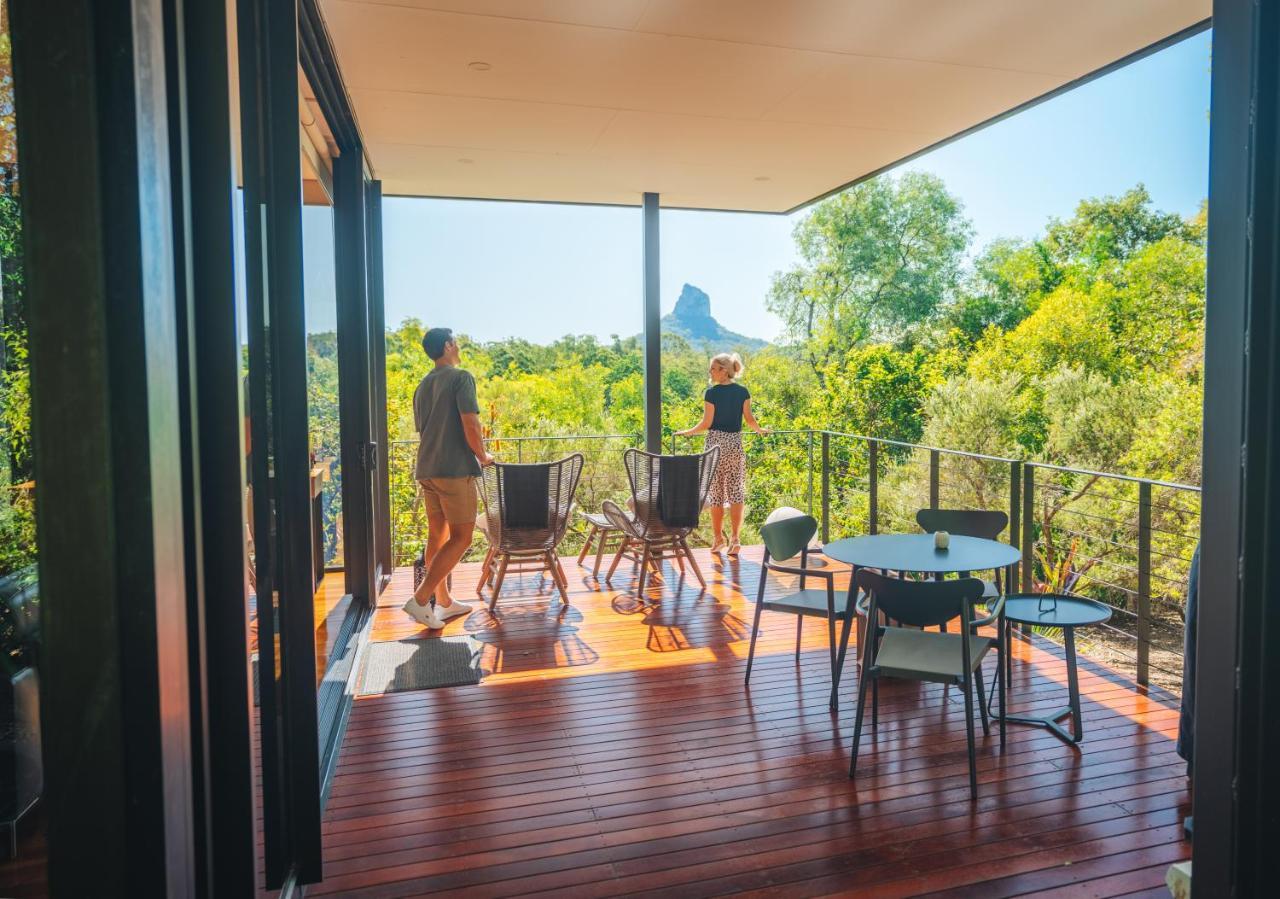 Glass On Glasshouse Glass House Mountains Exteriér fotografie